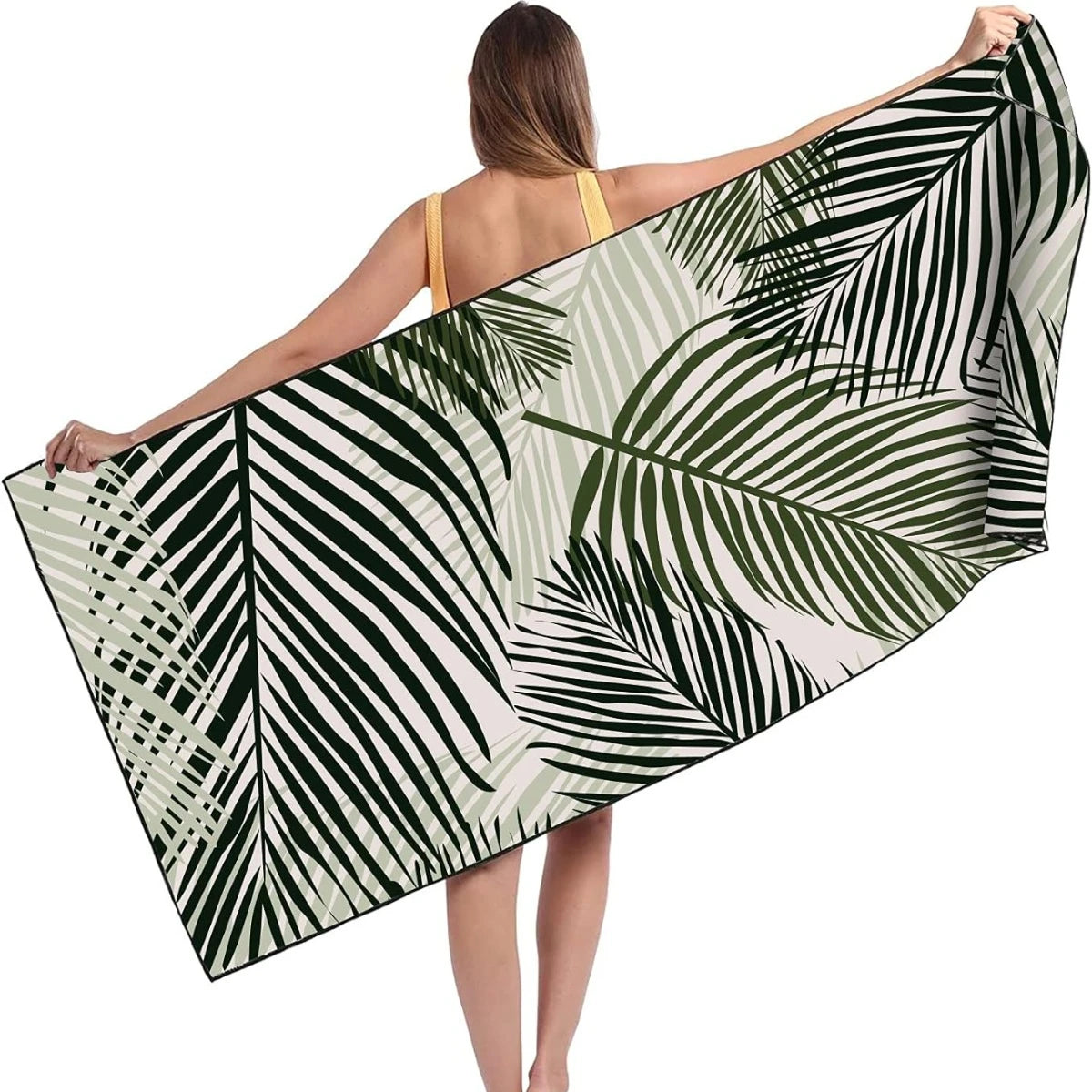 Beach Towel Microfiber for Adult, Lightweight Extra Large Quick Drying Towel for Swimming Sports Beach Gym