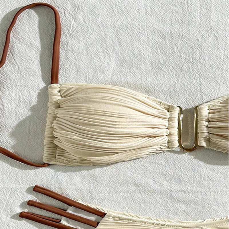 New Sexy Bikinis 2025 Swimsuits Women's Swimwear Push Up Female Beach Swim Wear Bathing Suits Brazilian Bikini Set Pool Bather