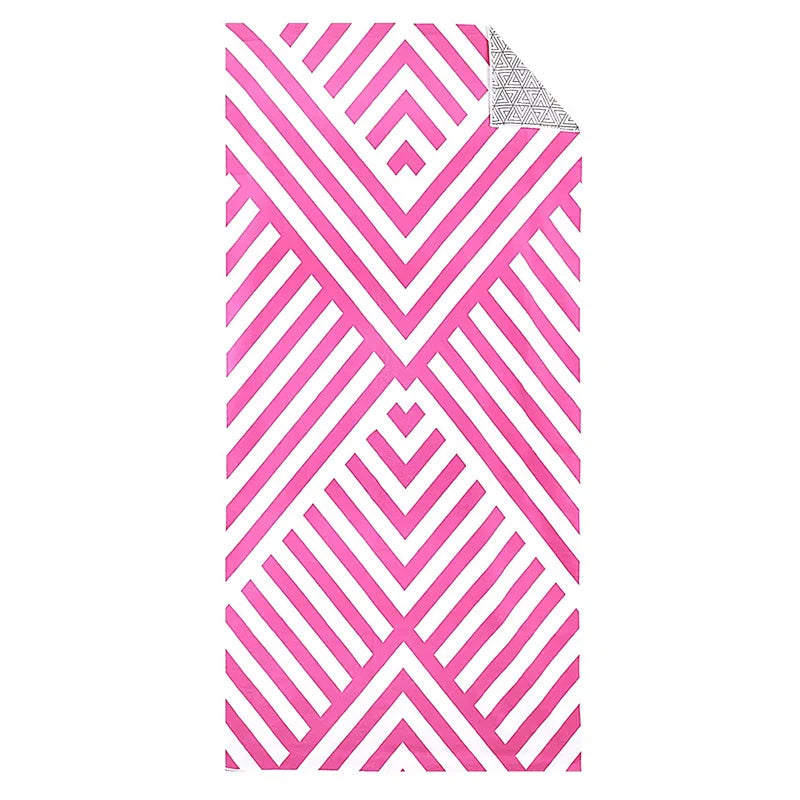 Beach Towel Quick Dry Sand Free Swimming Towel Absorbent Compact Beach Flower Print Blanket for The Swimming Sports Beach