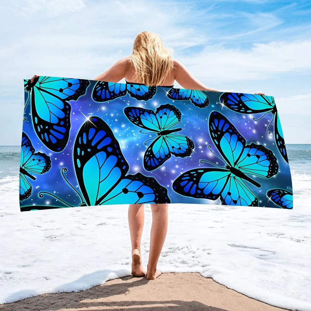 Microfiber Quick Drying Towels Beach Towel Mat Sports Travel Shower Gym Sea Portable for Game Swimming Sand Free Luxury Sweat