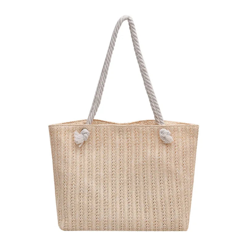 Fashion Women Mother And Child Bag Designer Women Handbag Large Popular Capacity Straw Tote Bag Beach Bag Casual bag