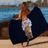 Cute Teddy Bear Happy Microfiber Printed Beach Towel Mountain Climbing Yoga Beach Swimming Running Absorbent Soft Towel