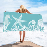 Microfiber Quick Drying Towels Beach Towel Mat Sports Travel Shower Gym Sea Portable for Game Swimming Sand Free Luxury Sweat