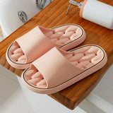 Ladies' summer home, indoor bathroom, bath, non slip slippers, new EVA material leakage, quick drying all season slippers