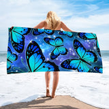 Microfiber Quick Drying Towels Beach Towel Mat Sports Travel Shower Gym Sea Portable for Game Swimming Sand Free Luxury Sweat