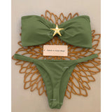 Push Up Bikinis 2025 Sexy Women Swimsuit Female Swimwear Micro Bikini Set Swimming Suit Beachwear Bandeau Brazilian Biquini