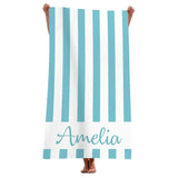 Striped Beach Towels Custom Name Beach Towel 3d Printed Microfiber Beach Towel Water Absorbing Personalized Bath Towel