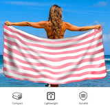 Beach Towel Microfiber for Adult, Lightweight Extra Large Quick Drying Towel for Swimming Sports Beach Gym